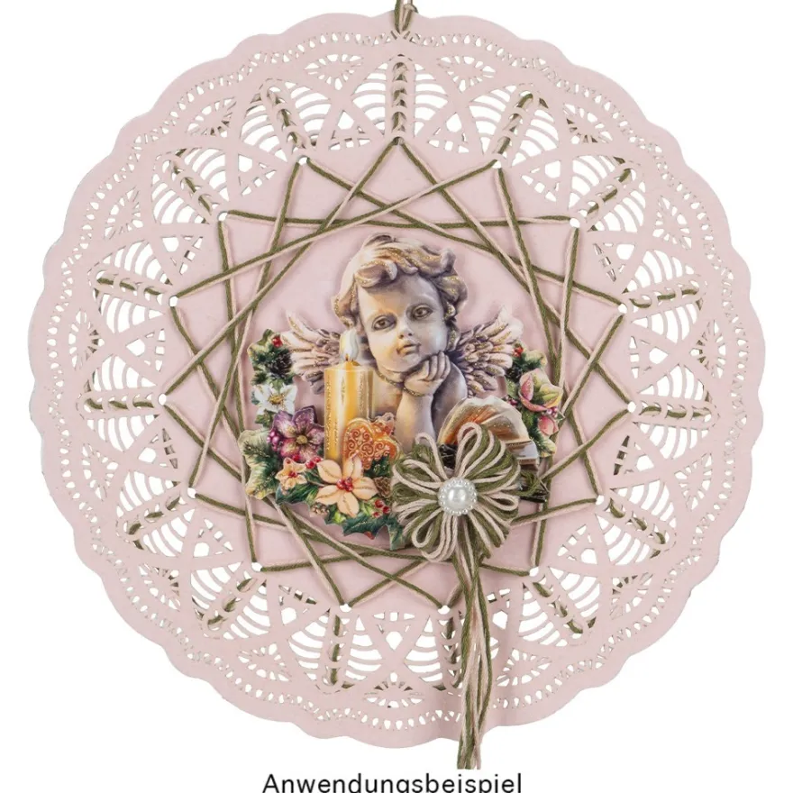 3-D Motive, Weihnachten nostalgisch, 6-11cm, 10 Motive