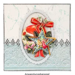 3-D Motive, Weihnachts-Baumschmuck, 8-11cm, 10 Stück