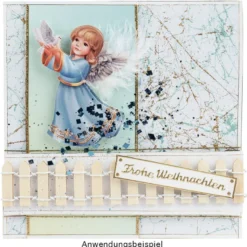 3-D Motive, Weihnachts-Engel, 5,5-9cm, 10 Motive