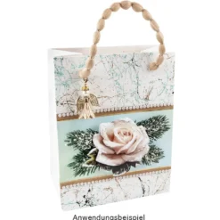 3-D Motive, Weihnachts-Floristik 1, Gold-Gravur, 7-10 cm, 10 Motive