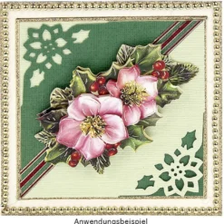 3-D Motive, Weihnachts-Floristik 1, 5-9,5cm, 10 Motive
