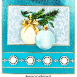 3-D Motive, Weihnachtskugeln, 6-9,5cm, 10 Motive