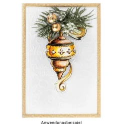3-D Motive, Weihnachtskugeln Vintage, 4,5-13cm, 10 Motive