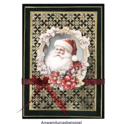 3-D Motive, Weihnachtsmann, 8-9,5cm, 10 Motive