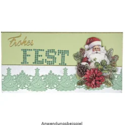 3-D Motive, Weihnachtsmann, 8-9,5cm, 10 Motive