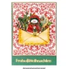 3-D Motive, Weihnachtspost, 7,5-9,5cm, 10 Motive