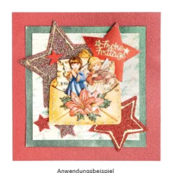 3-D Motive, Weihnachtspost, 7,5-9,5cm, 10 Motive