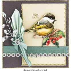 3-D Motive, Wellensittiche & Vögel, 7-9cm, 10 Motive
