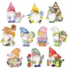 3-D Motive, Wichtel im Garten, 5,5-9cm, 10 Motive