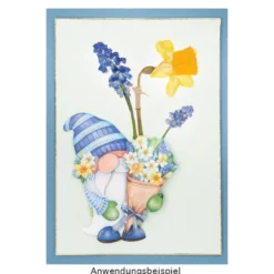 3-D Motive, Wichtel im Garten, 5,5-9cm, 10 Motive