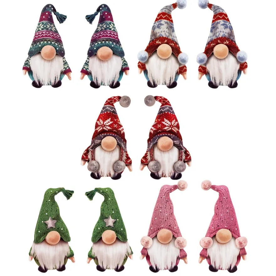 3-D Motive, Wichtel im Winter, 5-9,5cm, 5 Designs jeweils gespiegelt, 10 Motive