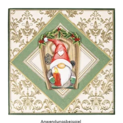 3-D Motive, Wichteltüren Winter, 6,5-10cm, 10 Motive