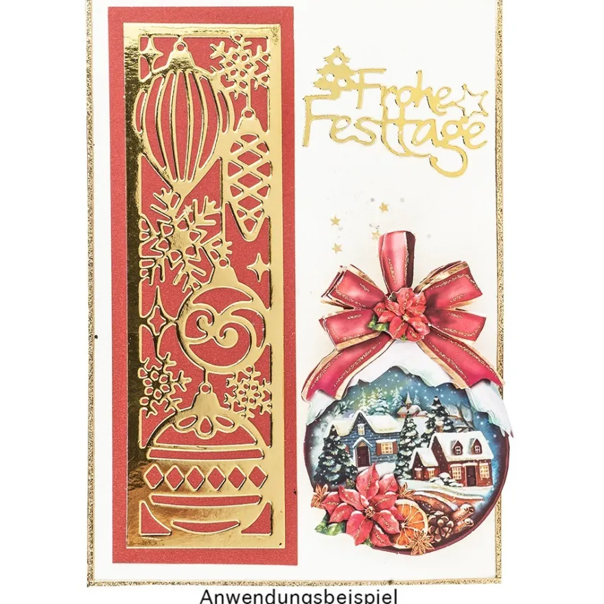 3-D Motive, Winterdörfer Nostalgie, 6-9cm, 10 Motive