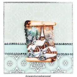 3-D Motive, Winterdörfer Nostalgie, 6-9cm, 10 Motive