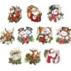 3-D Motive, Winterfreunde, 7-9cm, 10 Motive