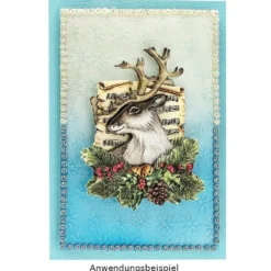 3-D Motive, Winterfreunde, 7-9cm, 10 Motive