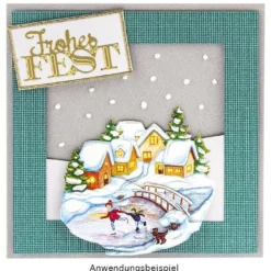 3-D Motive, Winter-Idylle, 6-10cm, 10 Motive