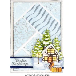 3-D Motive, Winter-Idylle, 6-10cm, 10 Motive