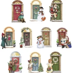 3-D Motive, Wintertüren, 6-10cm, 10 Motive