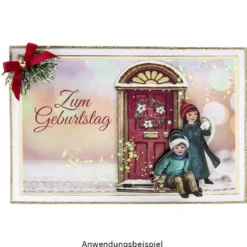 3-D Motive, Wintertüren, 6-10cm, 10 Motive