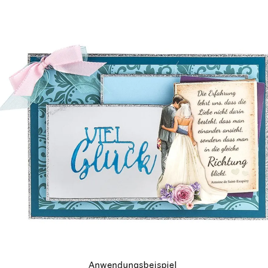 3-D Motive, Zur Hochzeit, 6,5-10cm, 10 Motive