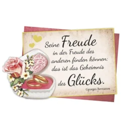 3-D Motive, Zur Hochzeit, 6,5-10cm, 10 Motive