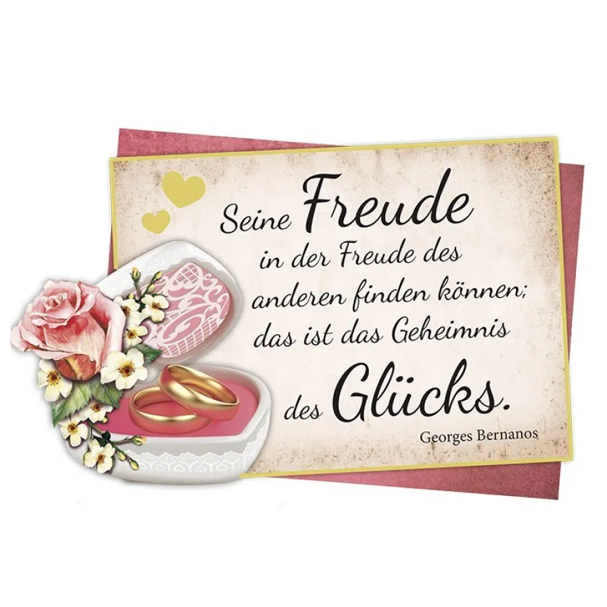 3-D Motive, Zur Hochzeit, 6,5-10cm, 10 Motive