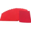 Doppel-Folien, Laser- & Spiegeleffekt, 10cm x 15cm, rot, 20 Stück