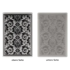 3-D Prägeschablone Deluxe, Hintergrund, Ornamentik 2, 15,5cm x 10cm