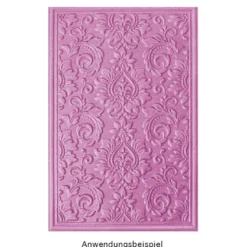 3-D Prägeschablone Deluxe, Hintergrund, Ornamentik 2, 15,5cm x 10cm