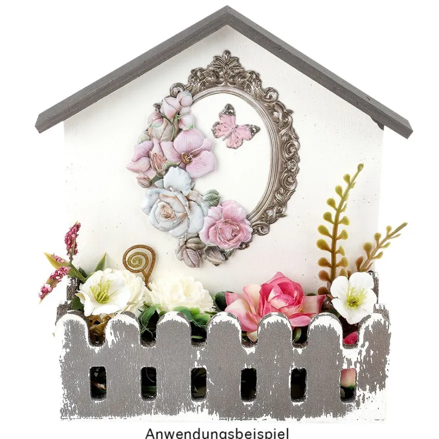 3-D Relief-Sticker, Barockrahmen 1, verschiedene Größen, selbstklebend