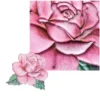 3-D Relief-Sticker, Blumen 5, 21cm x 30cm, verschiedene Größen, selbstklebend