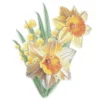 3-D Relief-Sticker, Blumensträuße 5, verschiedene Größen, selbstklebend