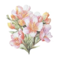 3-D Relief-Sticker, Blumensträuße 1, verschiedene Größen, selbstklebend