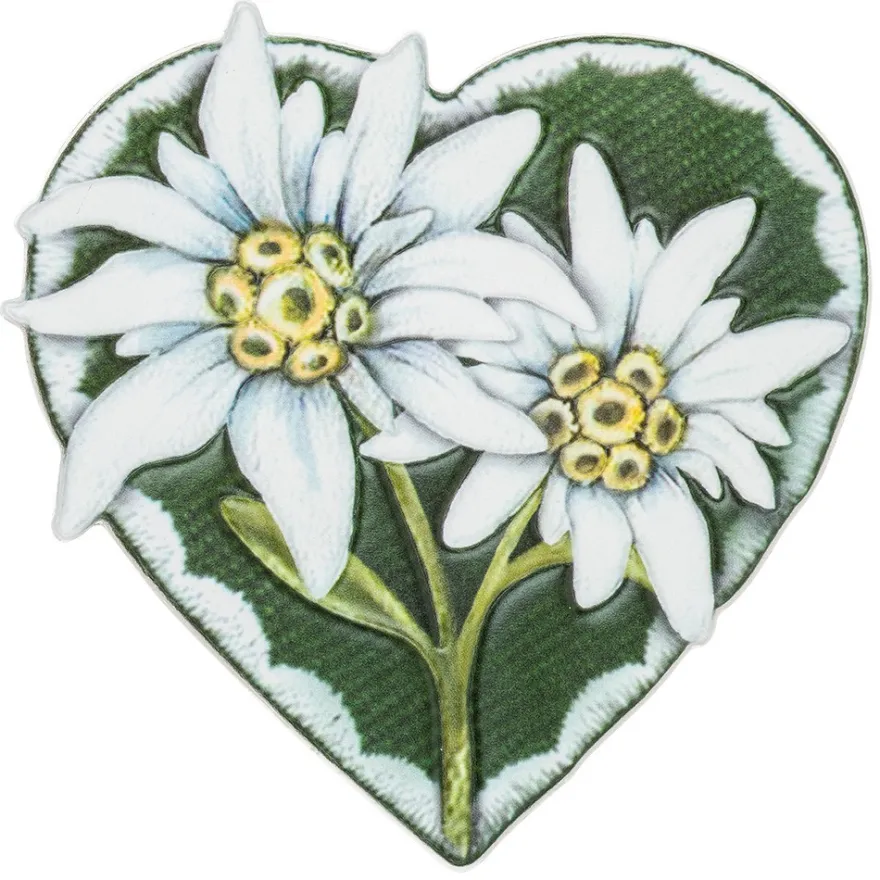 3-D Relief-Sticker, Edelweiß 5, verschiedene Größen, selbstklebend