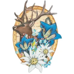 3-D Relief-Sticker, Edelweiß 2, verschiedene Größen, selbstklebend