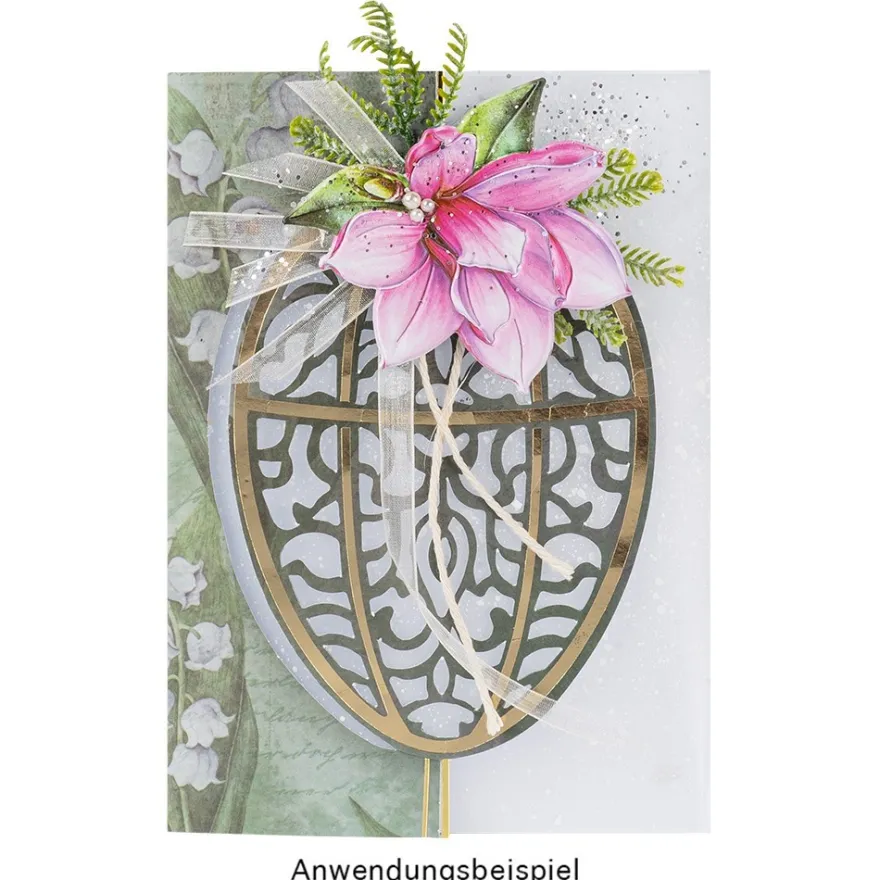 3-D Relief-Sticker, Fröhliche Osterhasen 2, verschiedene Größen, selbstklebend