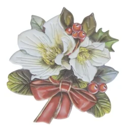 3-D Relief-Sticker, Glöckchen mit Blumen, versch. Größen, selbstklebend