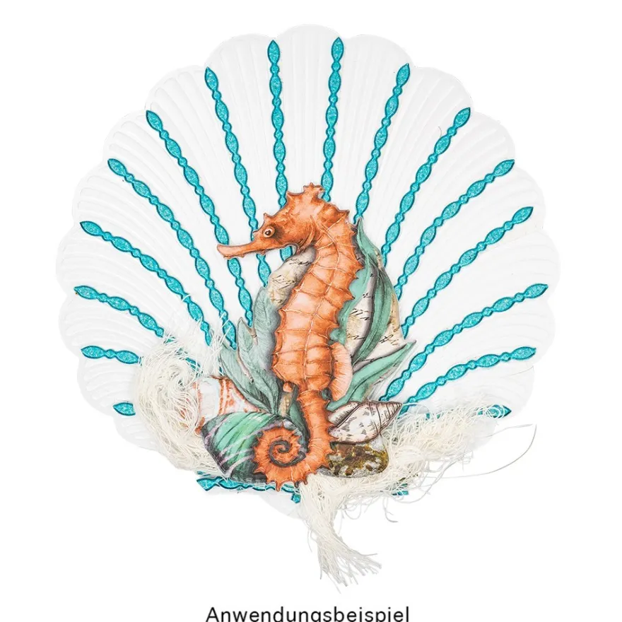 3-D Relief-Sticker, Maritim 2, Design 1, verschiedene Größen, selbstklebend