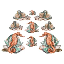 3-D Relief-Sticker, Maritim 2, Design 1, verschiedene Größen, selbstklebend