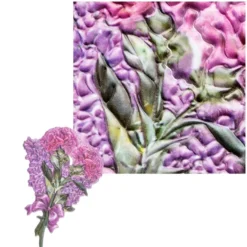 3-D Relief-Sticker, Nelken-Sträuße 3, 21cm x 30cm, verschiedene Größen, selbstklebend