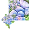 3-D Relief-Sticker, Nelken-Sträuße 5, 21cm x 30cm, verschiedene Größen, selbstklebend