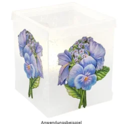3-D Relief-Sticker, Nelken-Sträuße 5, 21cm x 30cm, verschiedene Größen, selbstklebend