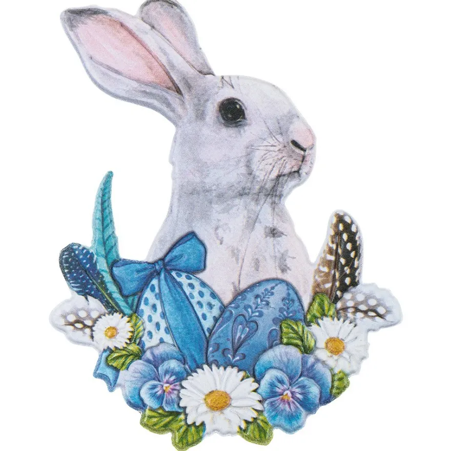 3-D Relief-Sticker, Niedliche Hasen 1, 21cm x 30cm, verschiedene Größen, selbstklebend