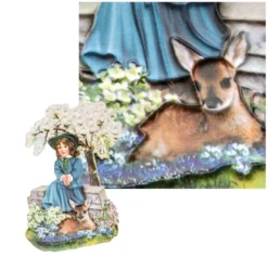 3-D Relief-Sticker, Nostalgie-Kindermotive 5, verschiedene Größen, selbstklebend