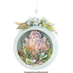 3-D Relief-Sticker, Nostalgie-Weihnachten 2, versch. Größen, selbstklebend