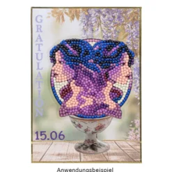 3-D Relief-Sticker, Porzellan-Optik, Ostern, versch. Größen, 5 Bogen