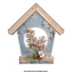 3-D Relief-Sticker, Porzellan-Optik, Im Garten, versch. Größen, 5 Bogen