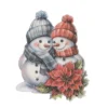 3-D Relief-Sticker, Schneemann-Familie 3, verschiedene Größen, selbstklebend