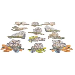 3-D Relief-Sticker, Tiere 1, verschiedene Größen, selbstklebend